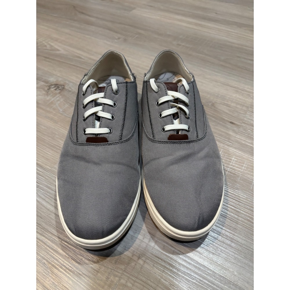 OluKai Kahu Lace Mens 10 Grey Textile Sneakers Casual Shoes 10364-7B18